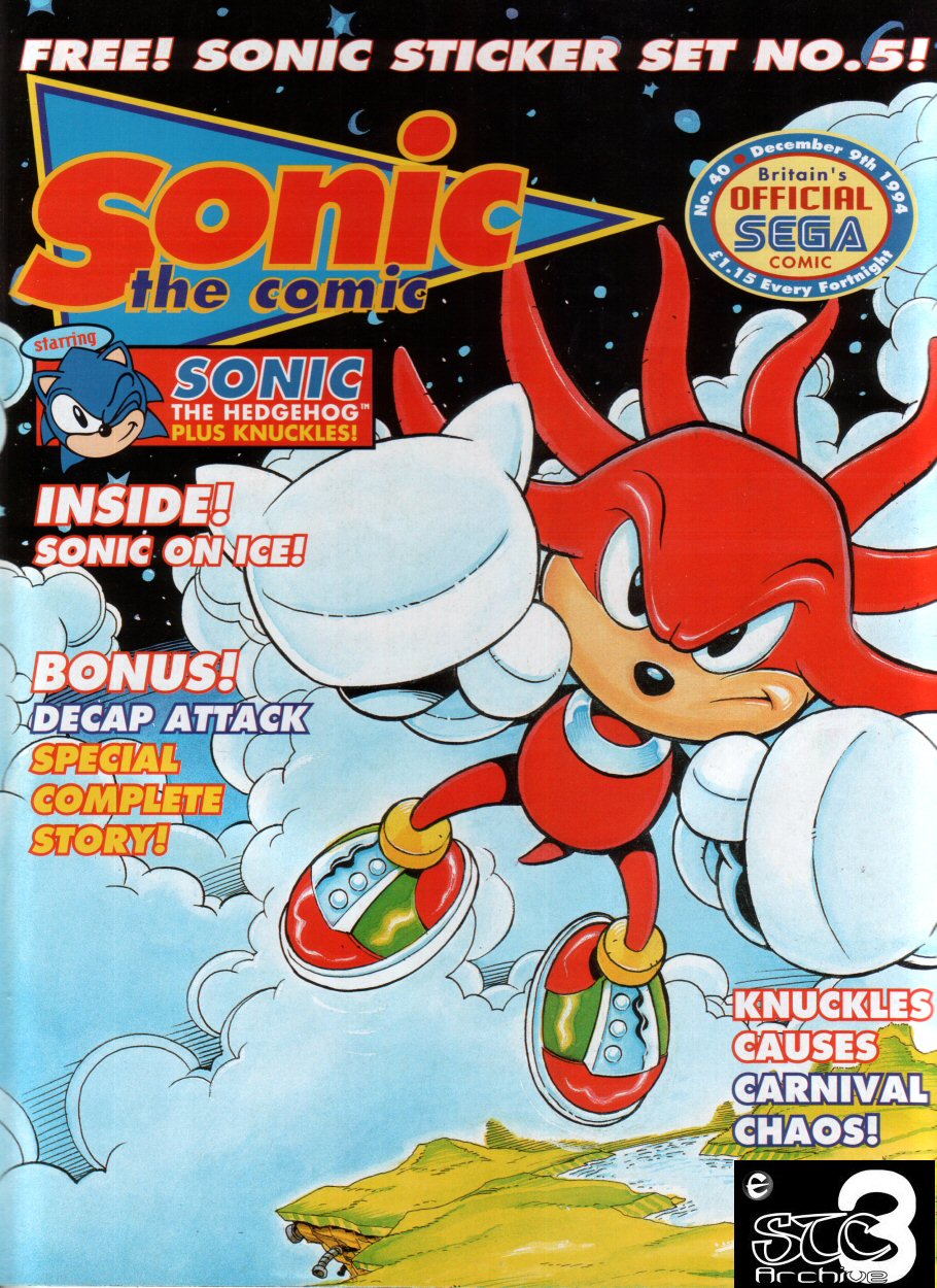 Sonic - The Comic Issue No. 040 Comic cover page